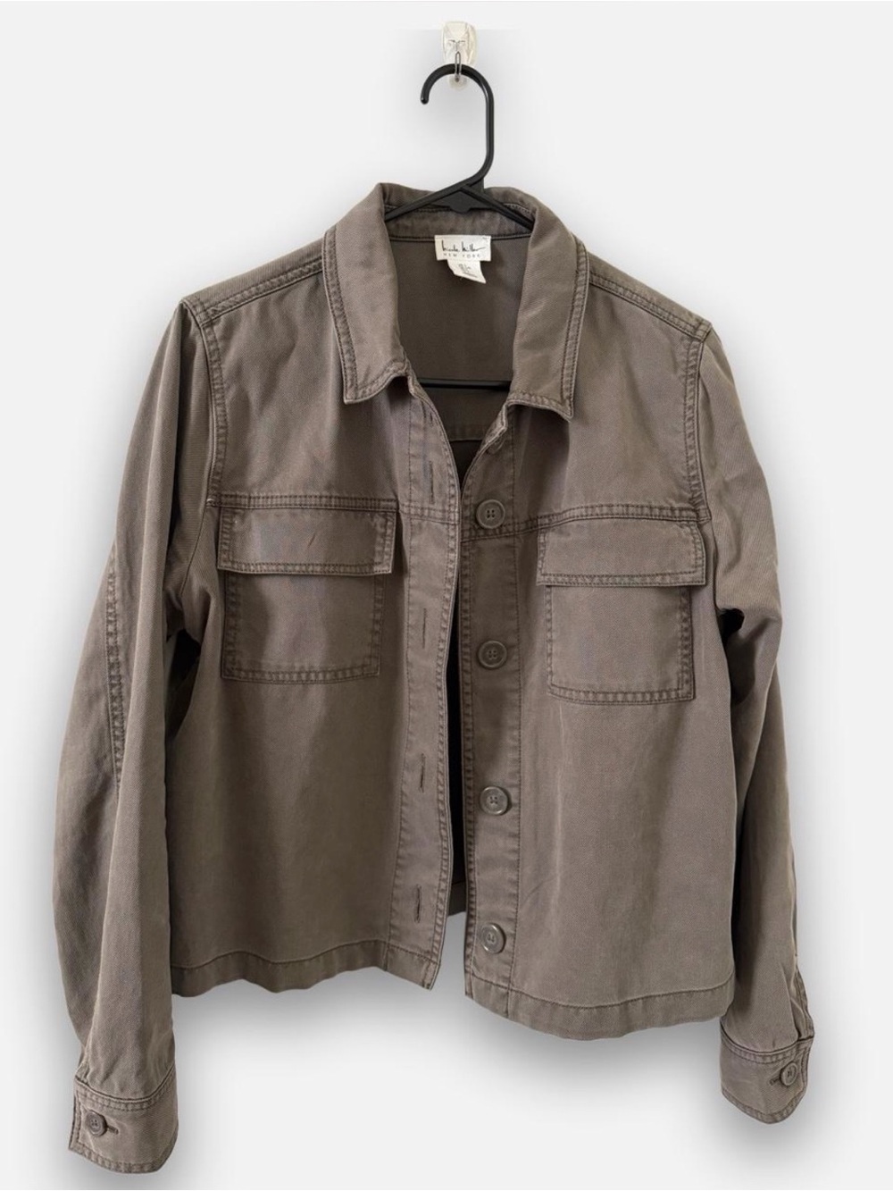 Nicole Miller Khaki Green Jacket
